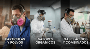 Respirador 3M 6200 