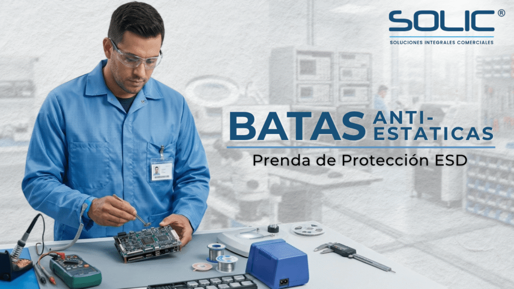 7 Beneficios de nuestras Batas ESD | Protección Industrial 1 portada batas esd grupo solic