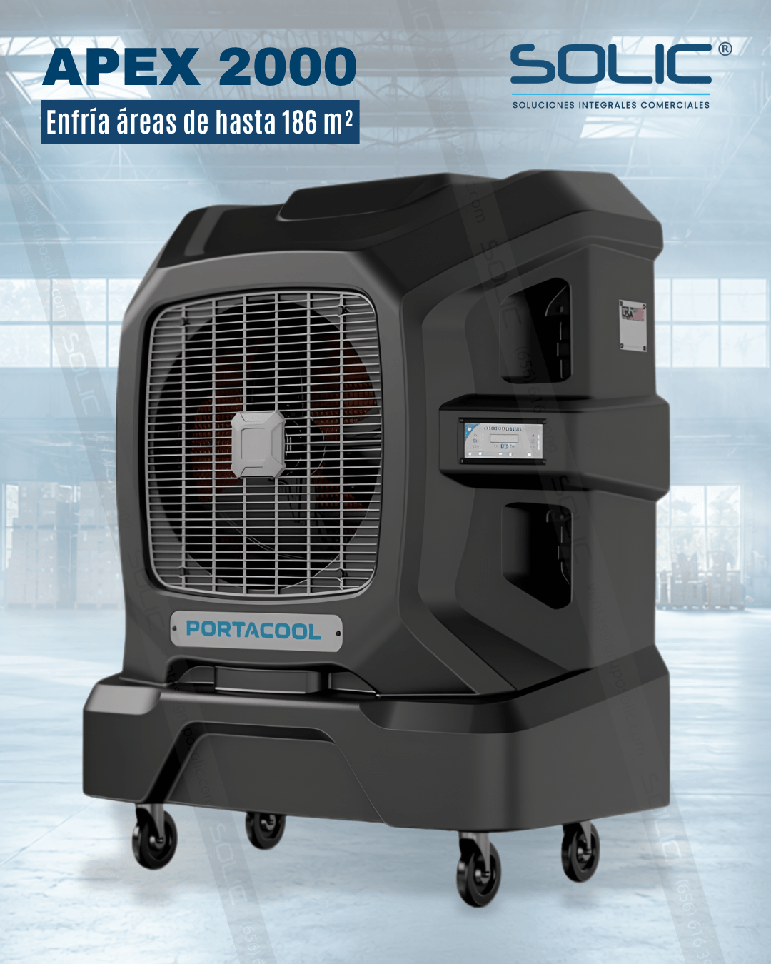 Portacool Apex 2000 | Enfriador Evaporativo Industrial 5 Portacool Apex 2000 | Enfriador Evaporativo Industrial - Imagen 5