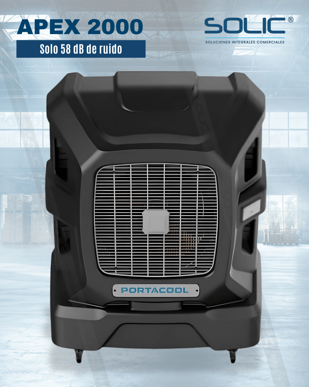 Portacool Apex 2000 | Enfriador Evaporativo Industrial 3 Portacool Apex 2000 | Enfriador Evaporativo Industrial - Imagen 3