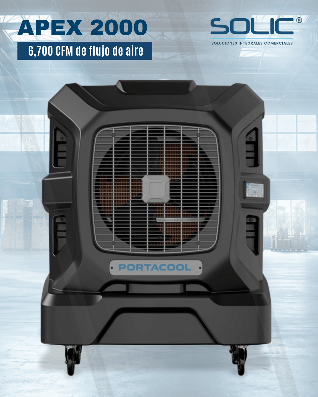 Portacool Apex 2000 | Enfriador Evaporativo Industrial 2 Portacool Apex 2000 | Enfriador Evaporativo Industrial - Imagen 2