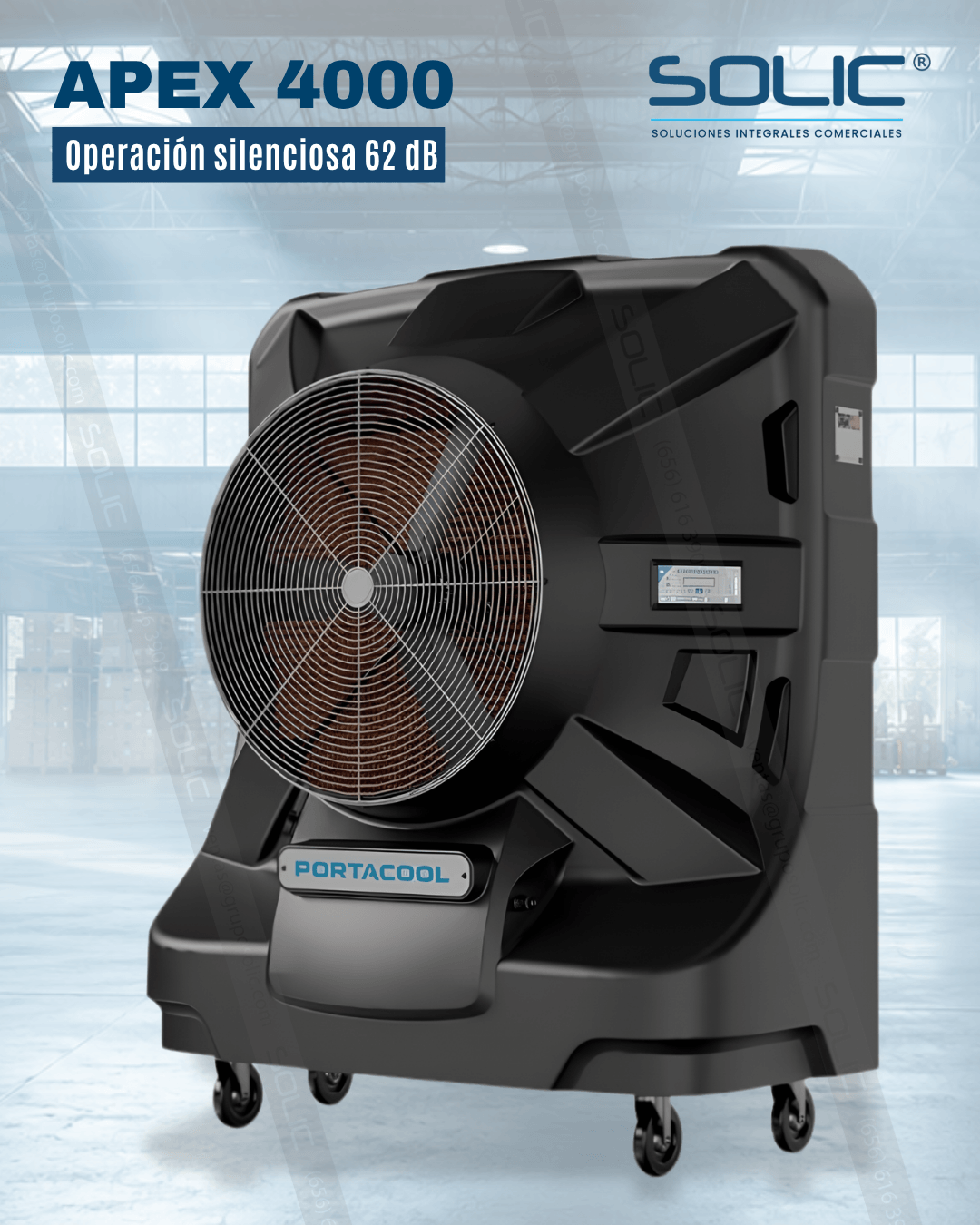 Portacool Apex 4000 | Enfriador Evaporativo Industrial 4 Portacool Apex 4000 | Enfriador Evaporativo Industrial - Imagen 4
