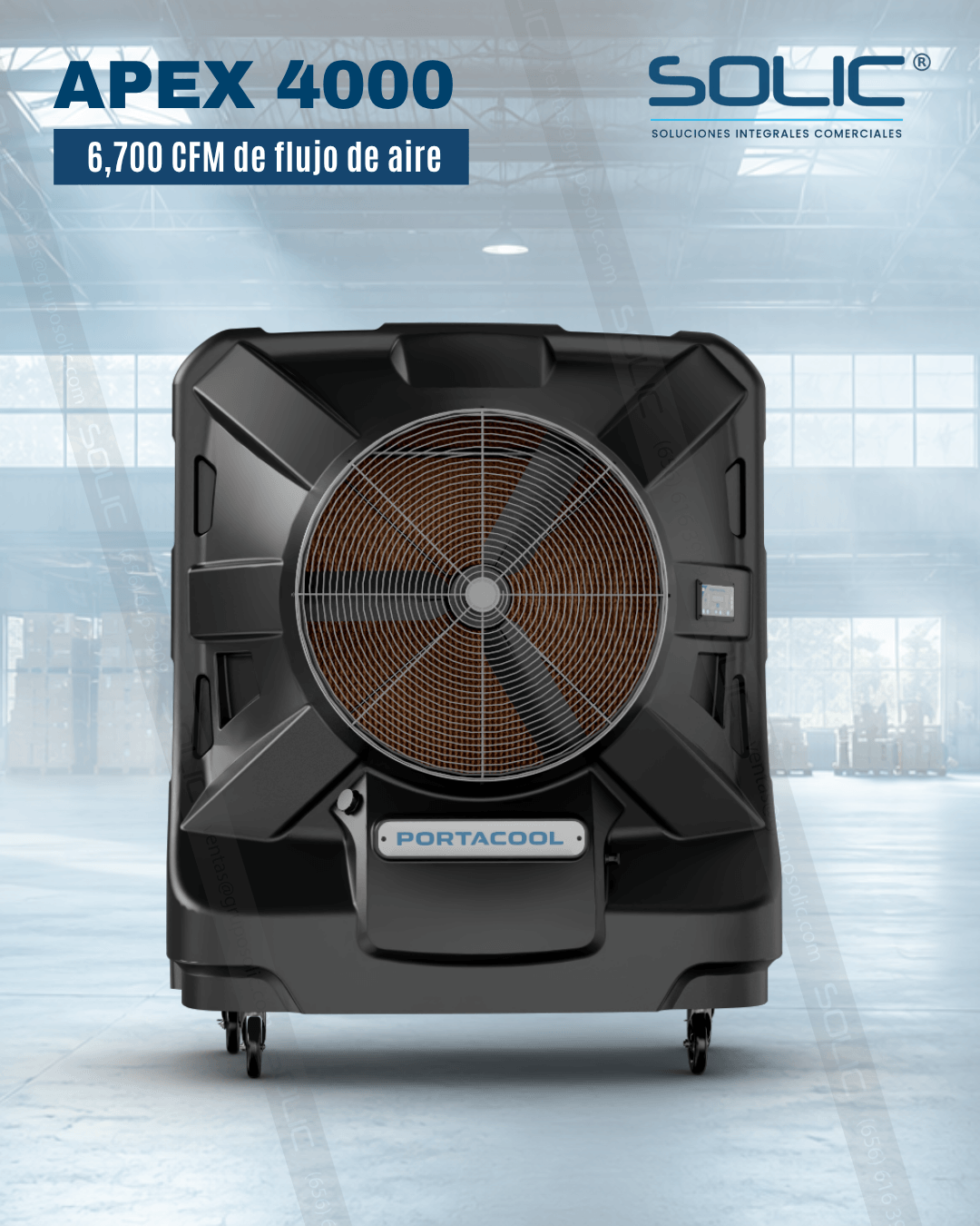 Portacool Apex 4000 | Enfriador Evaporativo Industrial 2 Portacool Apex 4000 | Enfriador Evaporativo Industrial - Imagen 2