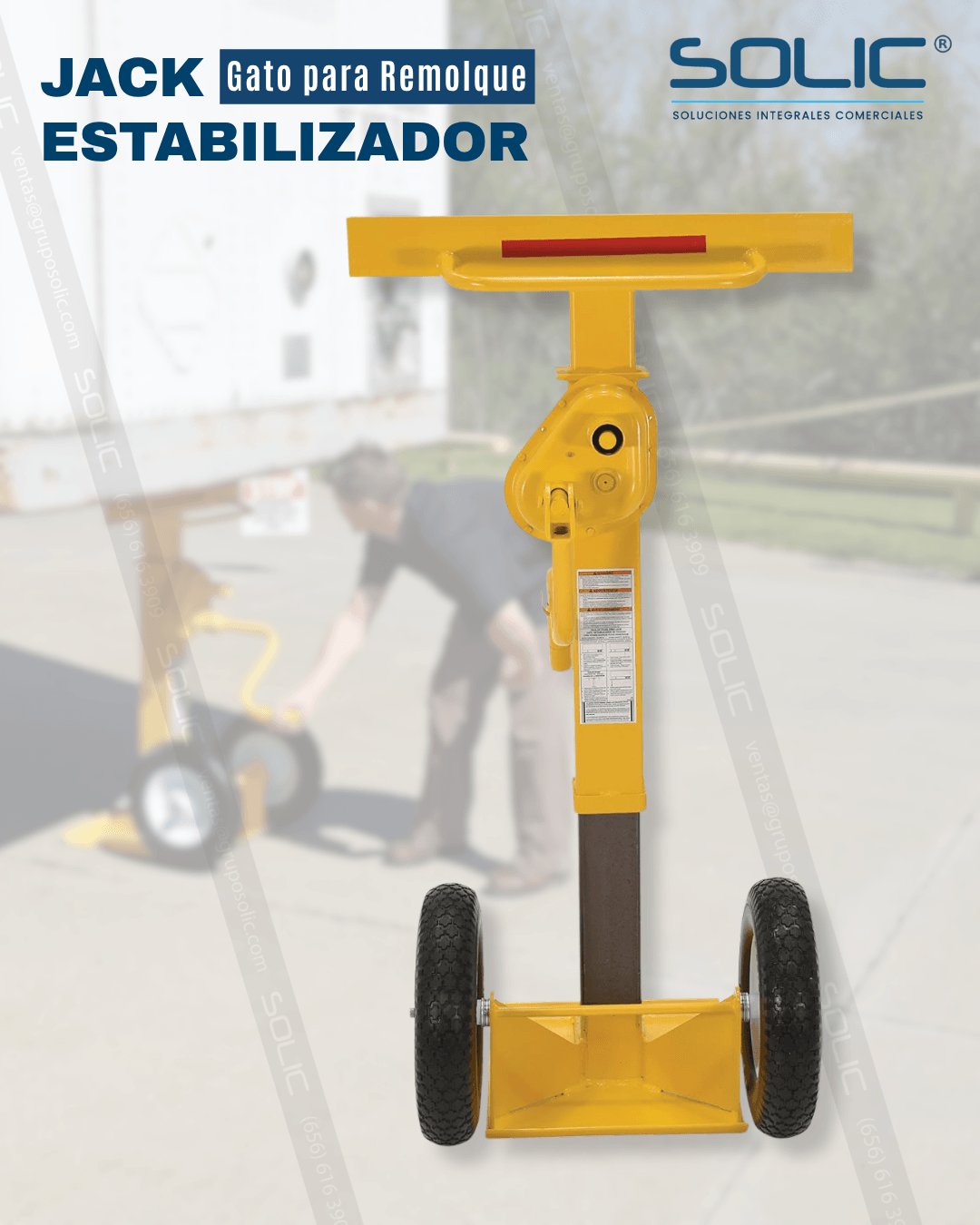 gato estabilizador para semirremolque 2 gato estabilizador para semirremolque - Imagen 2