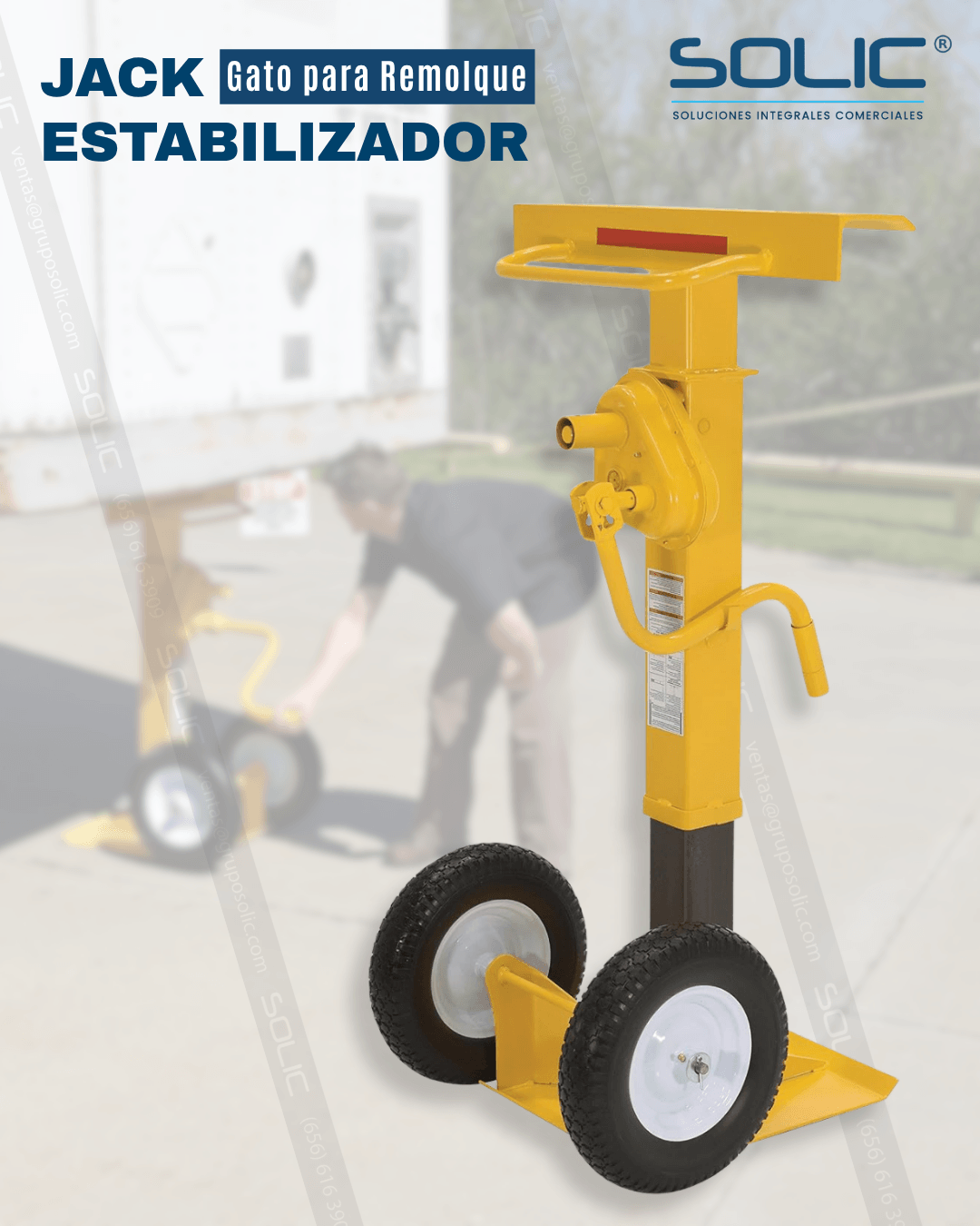 gato estabilizador para semirremolque 3 gato estabilizador para semirremolque - Imagen 3