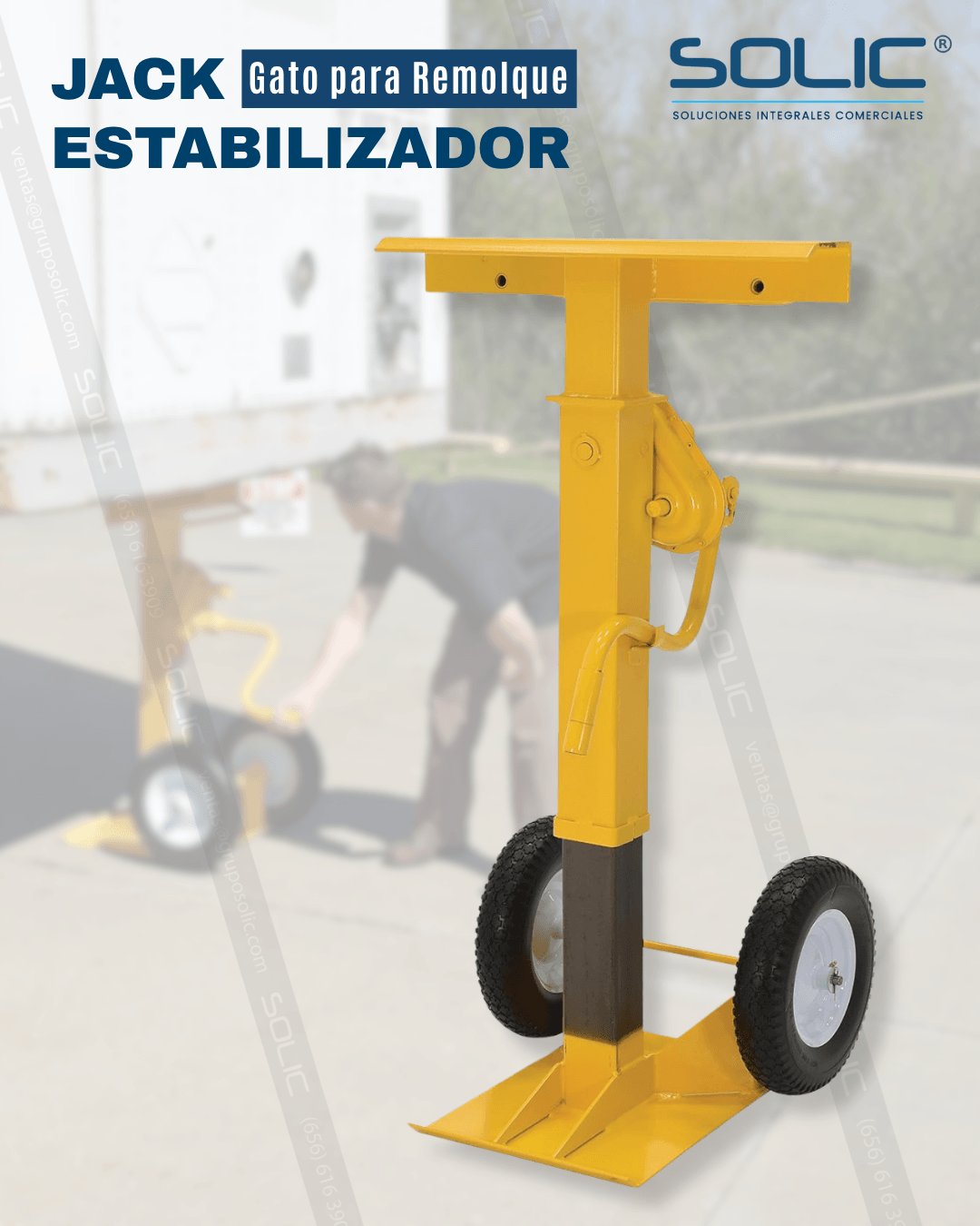gato estabilizador para semirremolque 5 gato estabilizador para semirremolque - Imagen 5