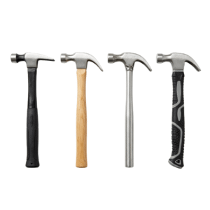Catálogo de Tienda 7 Variedad de martillos de uña: mango de fibra de vidrio, madera, tubular y antivibración