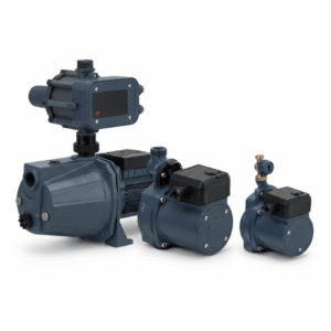 Bombas presurizadoras industriales de 1/6, 1/3 y 1/2 HP para sistemas hidráulicos.