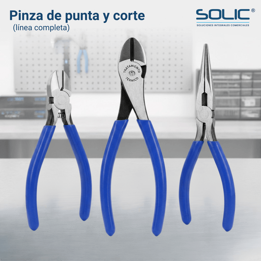 PINZAS DE CORTE, PUNTA, PRESIÓN Y ELECTRICISTA 4 PINZAS DE CORTE, PUNTA, PRESIÓN Y ELECTRICISTA - Imagen 4