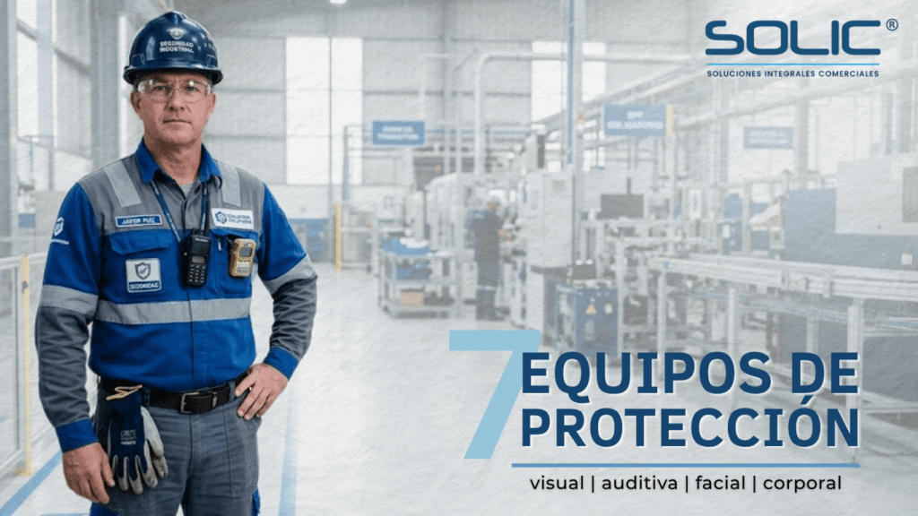 ¿Cuáles son los 7 equipos de protección personal esenciales? 27 Trabajador utilizando equipos de protección personal esenciales
