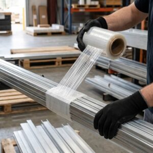 Mini película plástica para empaque: ¿Qué medida elegir entre 2, 3 y 5 pulgadas? 6 Mini stretch film para organizar y mantener agrupadas cajas y mercancía en almacén