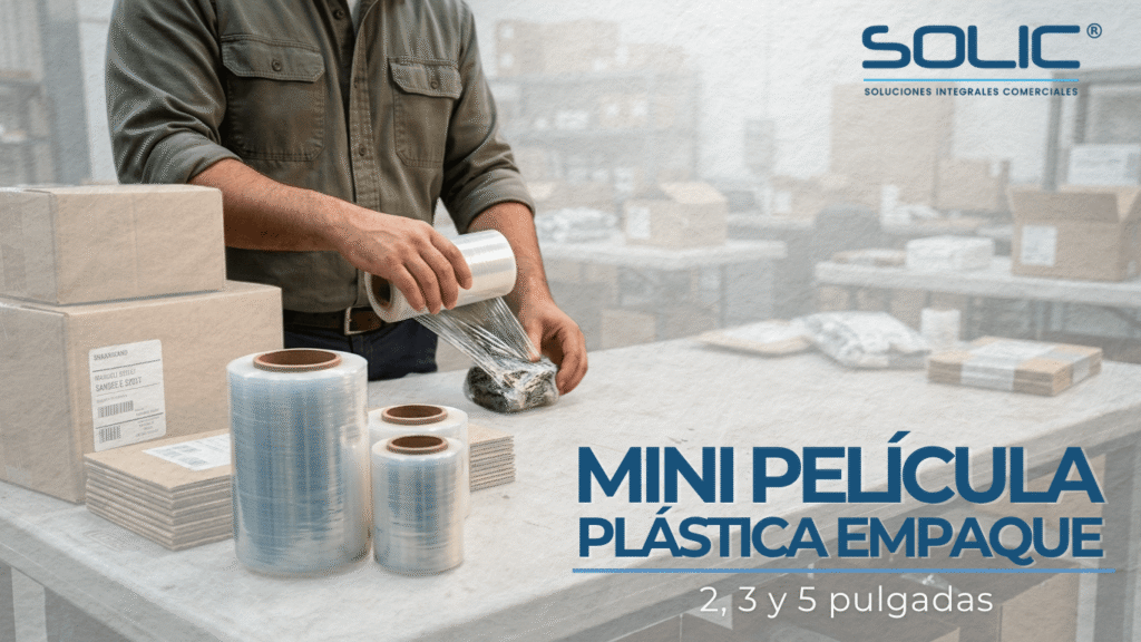 Mini película plástica para empaque: ¿Qué medida elegir entre 2, 3 y 5 pulgadas? 1 Mini película plástica para empaque de 2, 3 y 5 pulgadas